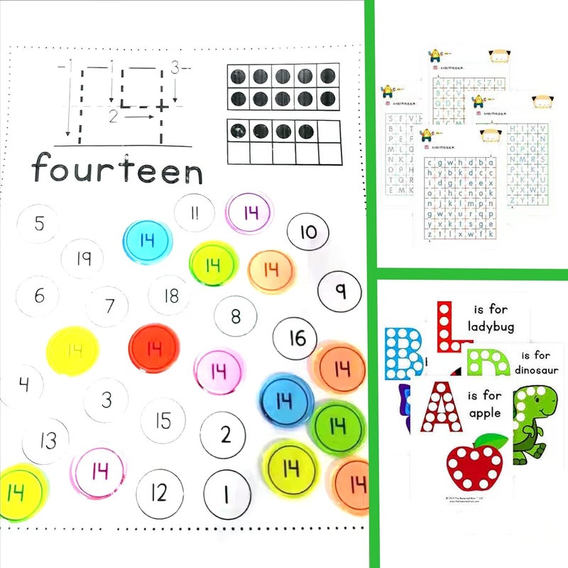 Dacefloy Store Magnetic Bingo Set -100 PCS Green Metal Ringed Chips/Plastic Poker Tokens/Markers/Math Counting/Science Exploration/STEM Kit/Family Game Nights… - Image 3